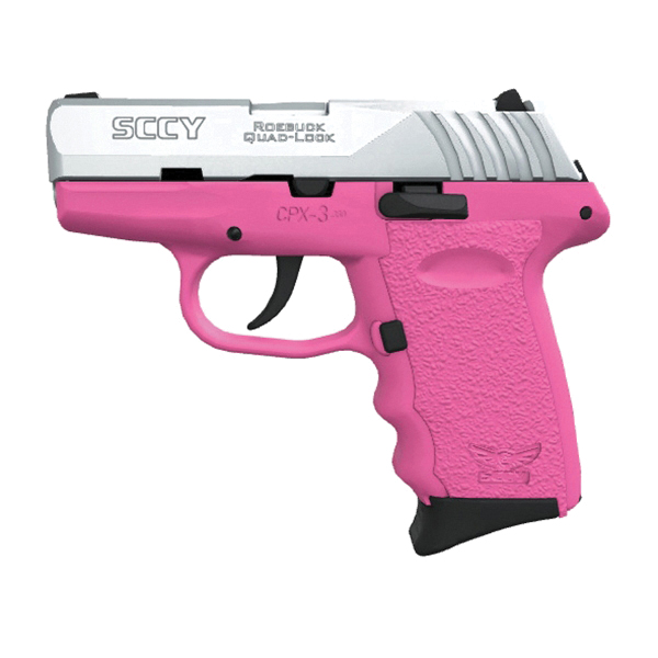 SCCY CPX-3 .380 ACP 2.96" 10+1rds, Pink - CPX-3TTPK - Sccy