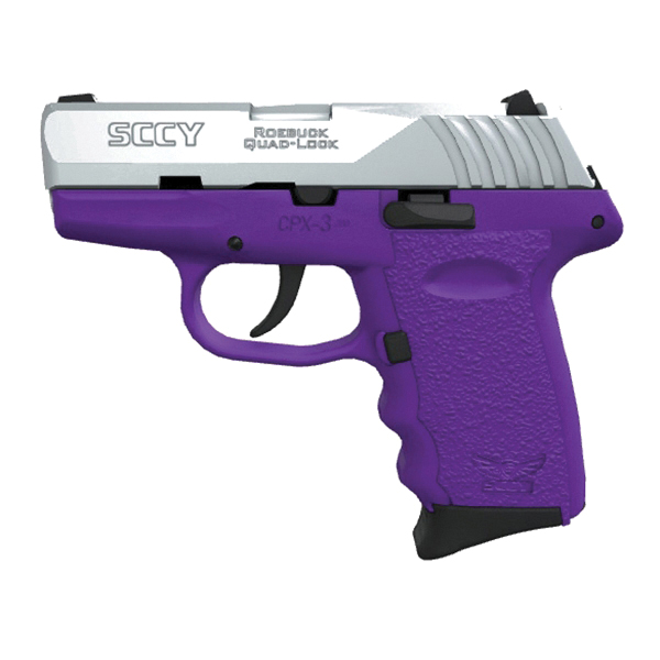 SCCY CPX-3 .380 ACP 2.96" 10+1rds, Purple - CPX-3TTPU - Sccy