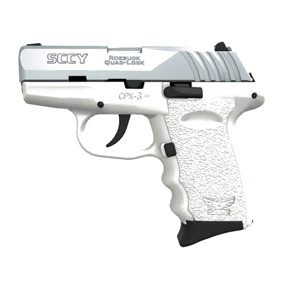 SCCY CPX-3 .380 ACP 2.96" 10+1rds, White - CPX-3TTWT - Sccy