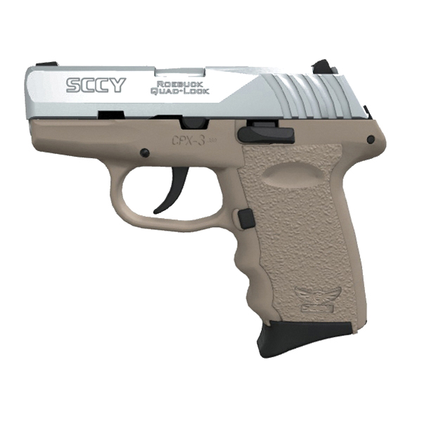 SCCY CPX-3 .380 ACP 2.96" 10+1rds, Flat Dark Earth - CPX-3TTDE - Sccy