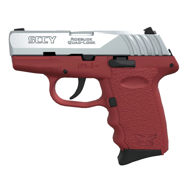 SCCY CPX-3 .380 ACP 2.96" 10+1rds, Crimson Red - CPX-3TTCR