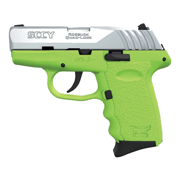 SCCY CPX-3 .380 ACP 2.96" 10+1rds, Lime Green - CPX-3TTLG - Sccy