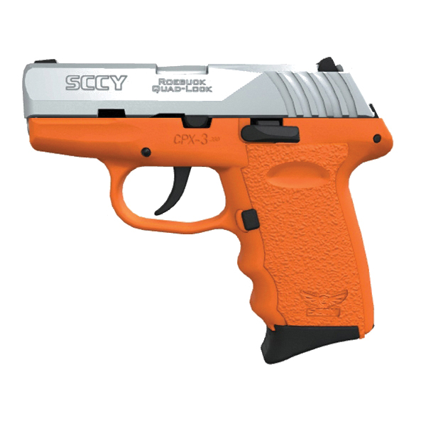 SCCY CPX-3 .380 ACP 2.96" 10+1rds, Orange - CPX-3TTOR - Sccy