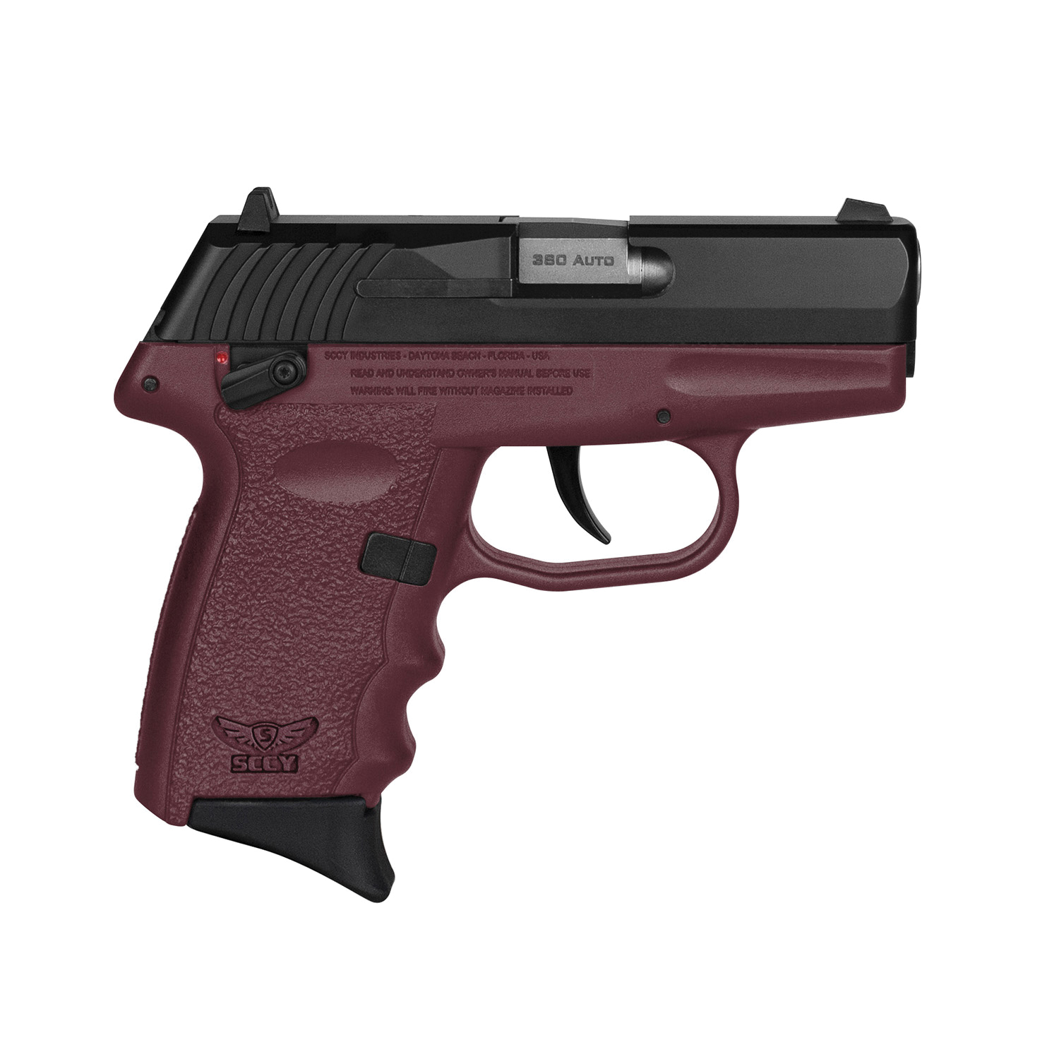 SCCY CPX-4 .380 ACP 2.96" 10+1rds, Crimson Red - CPX-4CBCR - Sccy