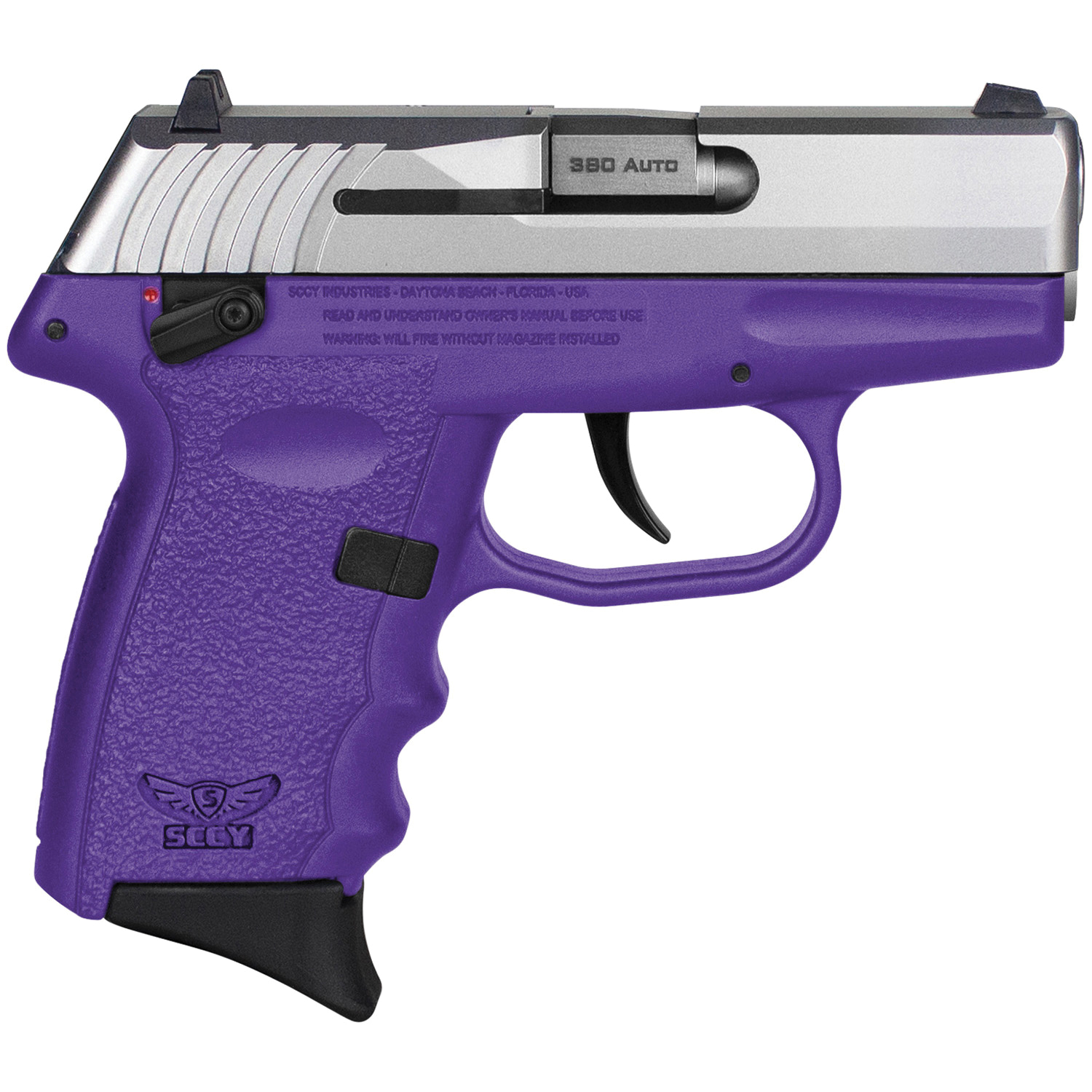 SCCY CPX-4 .380 ACP 2.96" 10+1rds, Purple - CPX-4TTPU - Sccy