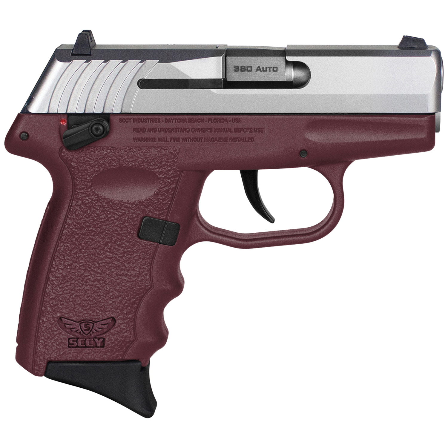 SCCY CPX-4 .380 ACP 2.96" 10+1rds, Crimson Red - CPX-4TTCR - Sccy