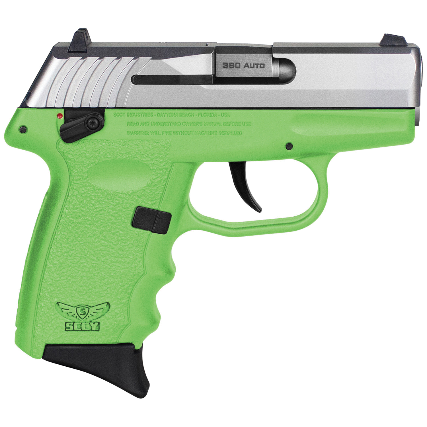 SCCY CPX-4 .380 ACP 2.96" 10+1rds, Lime Green - CPX-4TTLG - Sccy