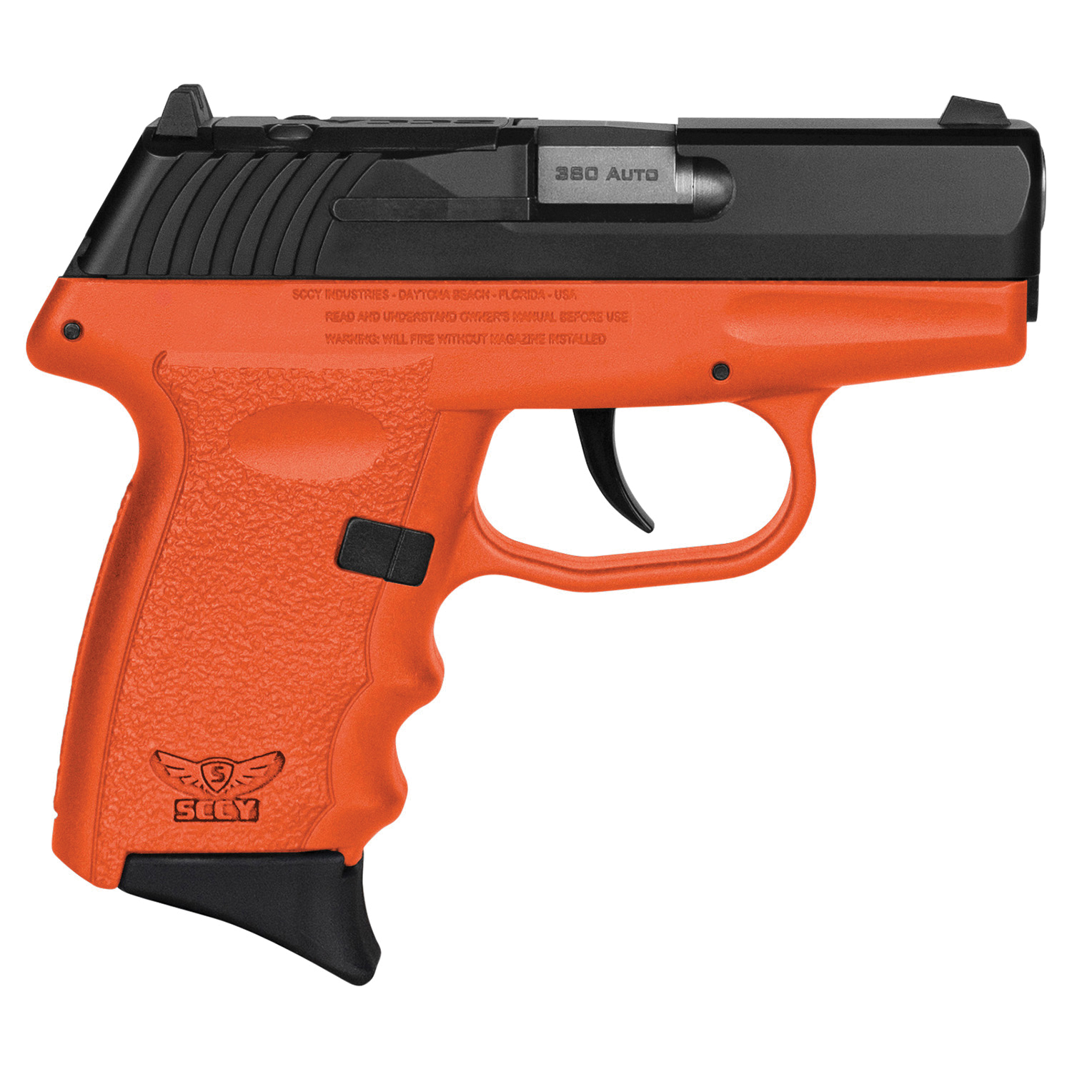 SCCY CPX-3 RDR Gen 3 .380 ACP 2.96" 10+1rds, Orange - CPX3CBORRDRG3 - Sccy