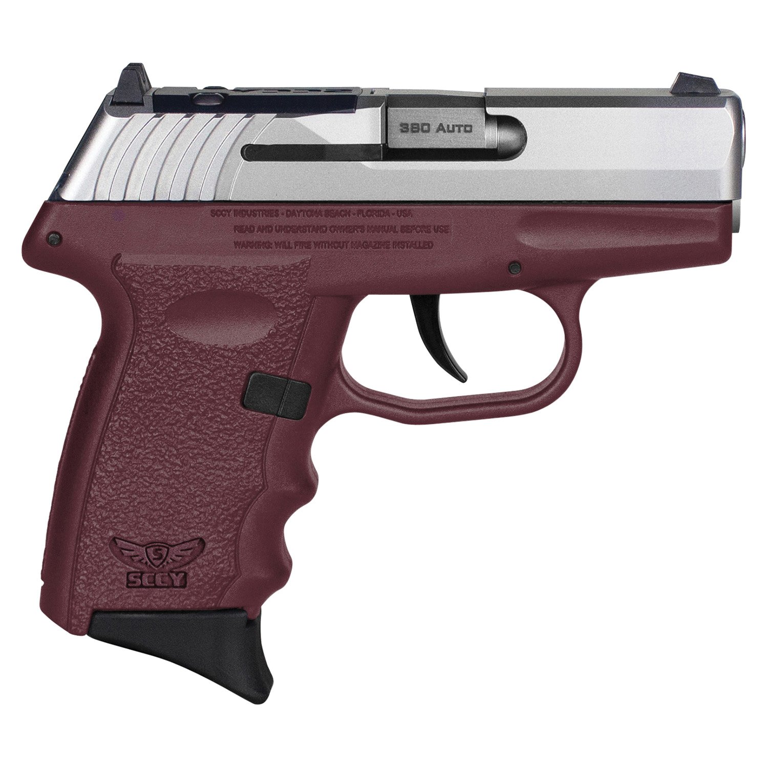 SCCY CPX-3 RDR Gen 3 .380 ACP 2.96" 10+1rds, Crimson Red - CPX3TTCRRDRG3 - Sccy