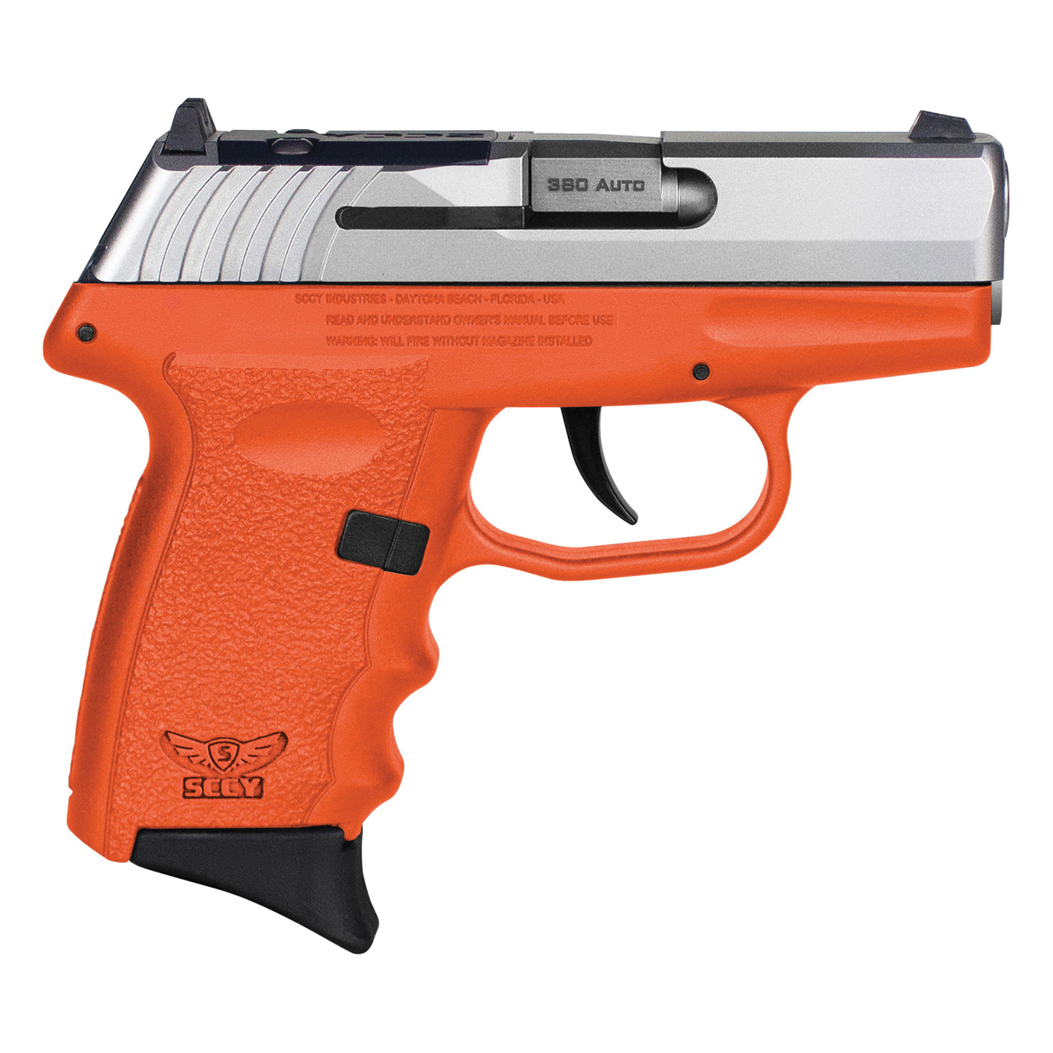 SCCY CPX-3 RDR Gen 3 .380 ACP 2.96" 10+1rds, Orange - CPX3TTORRDRG3 - Sccy