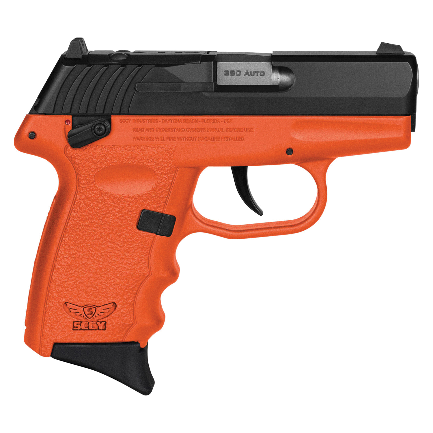 SCCY CPX-4 RDR Gen 3 .380 ACP 2.96" 10+1rds, Orange - CPX4CBORRDRG3 - Sccy