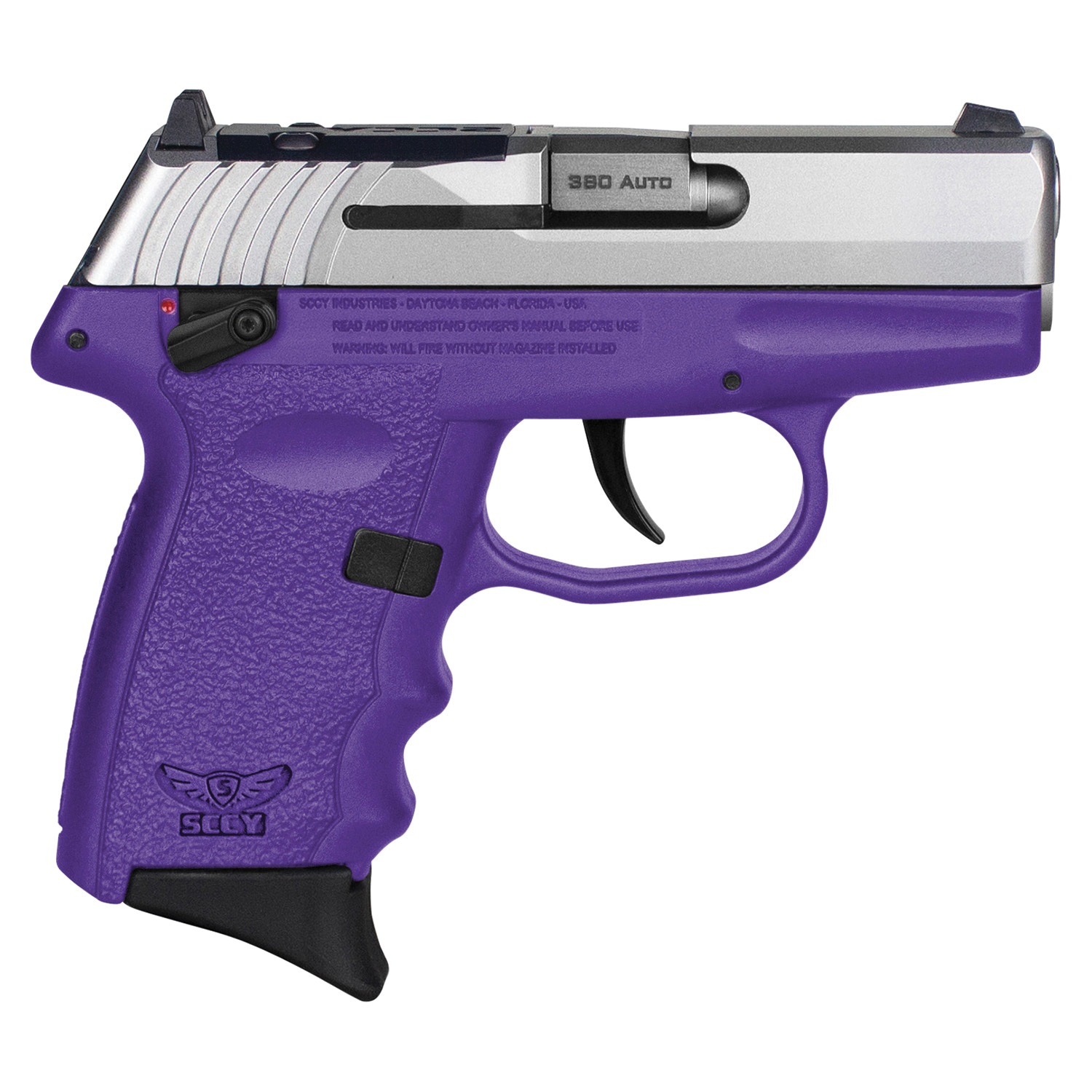 SCCY CPX-4 RDR Gen 3 .380 ACP 2.96" 10+1rds, Purple - CPX4TTPURDRG3 - Sccy