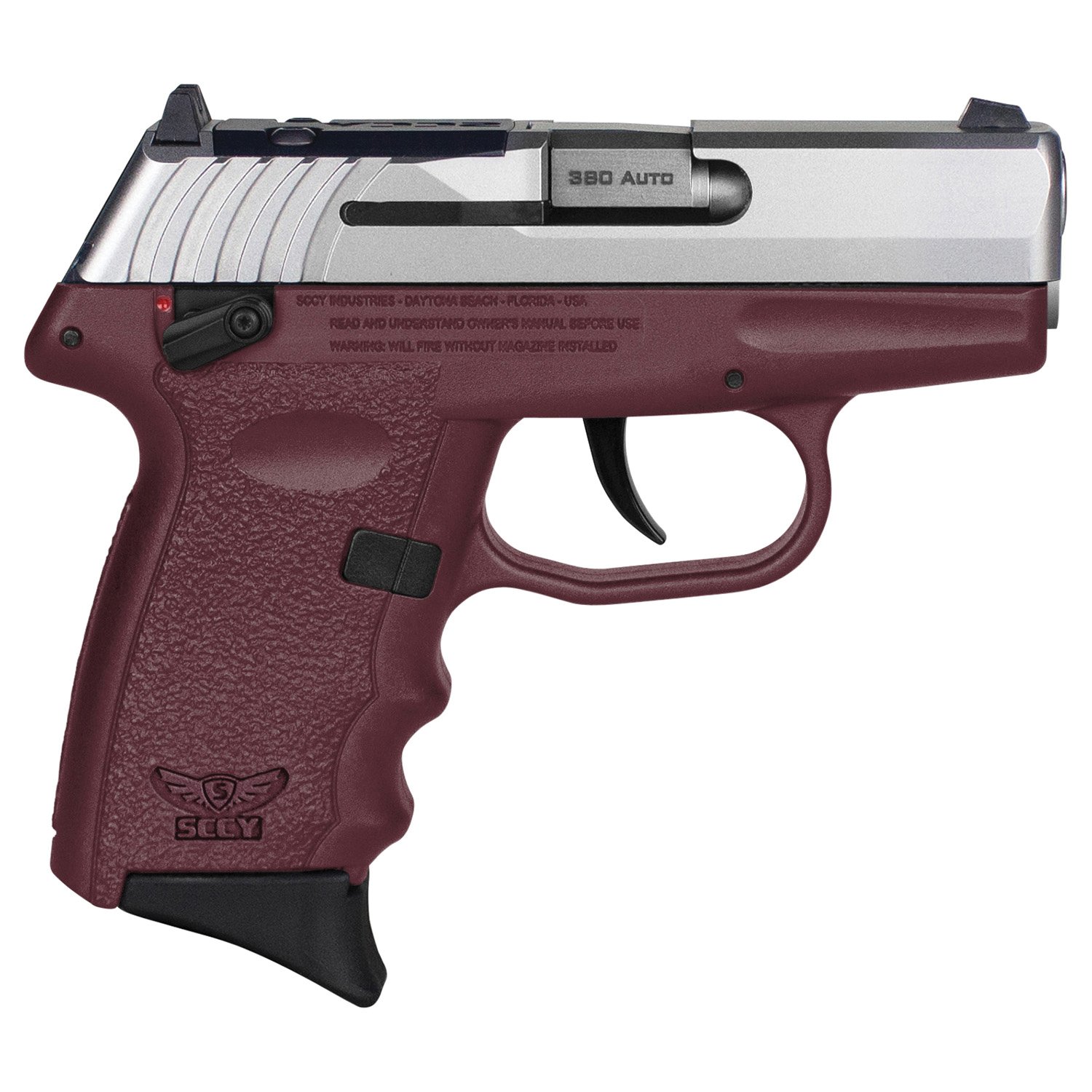 SCCY CPX-4 RDR Gen 3 .380 ACP 2.96" 10+1rds, Crimson Red - CPX4TTCRRDRG3 - Sccy