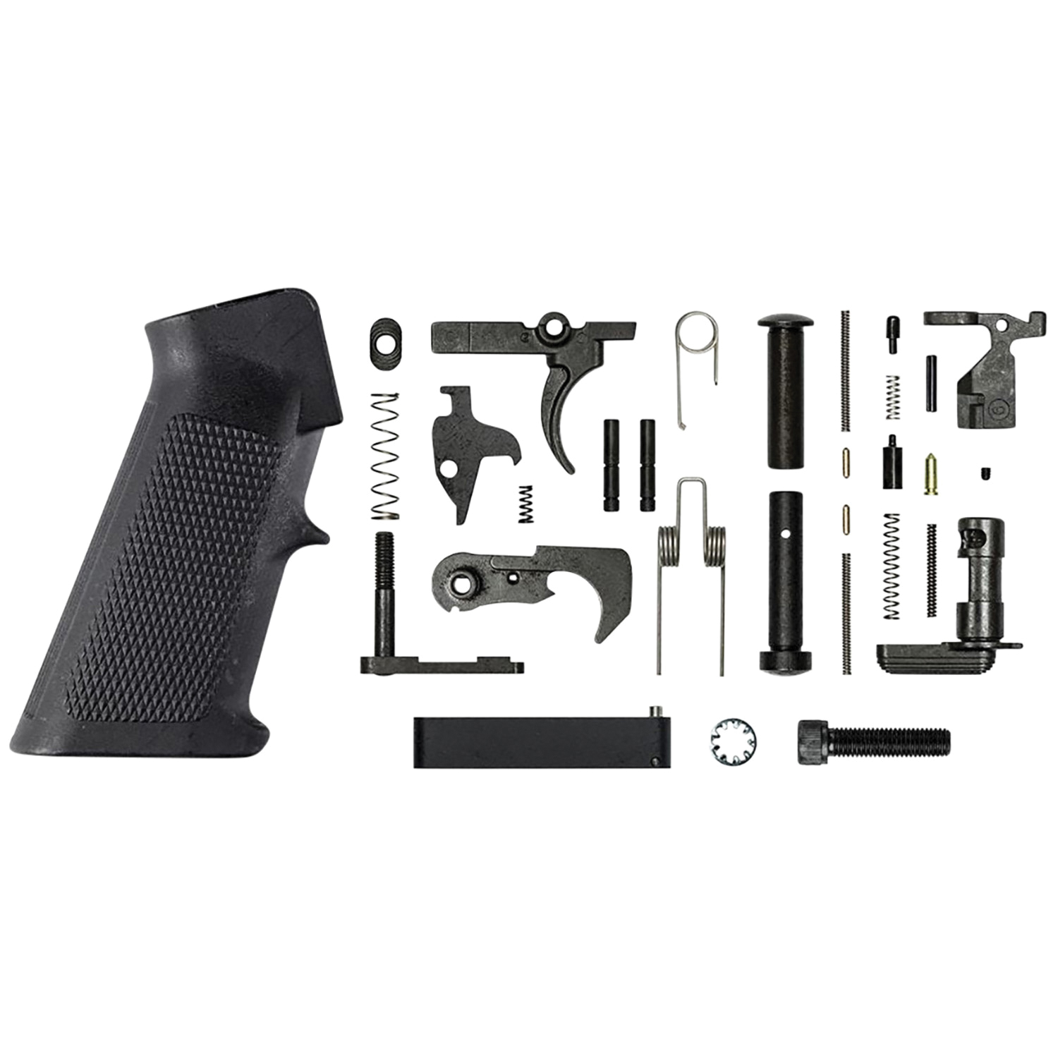 Bowden Tactical Black AR-15 Lower Parts Kit - Premium Build Components - J26300-8 - Bowden Tactical