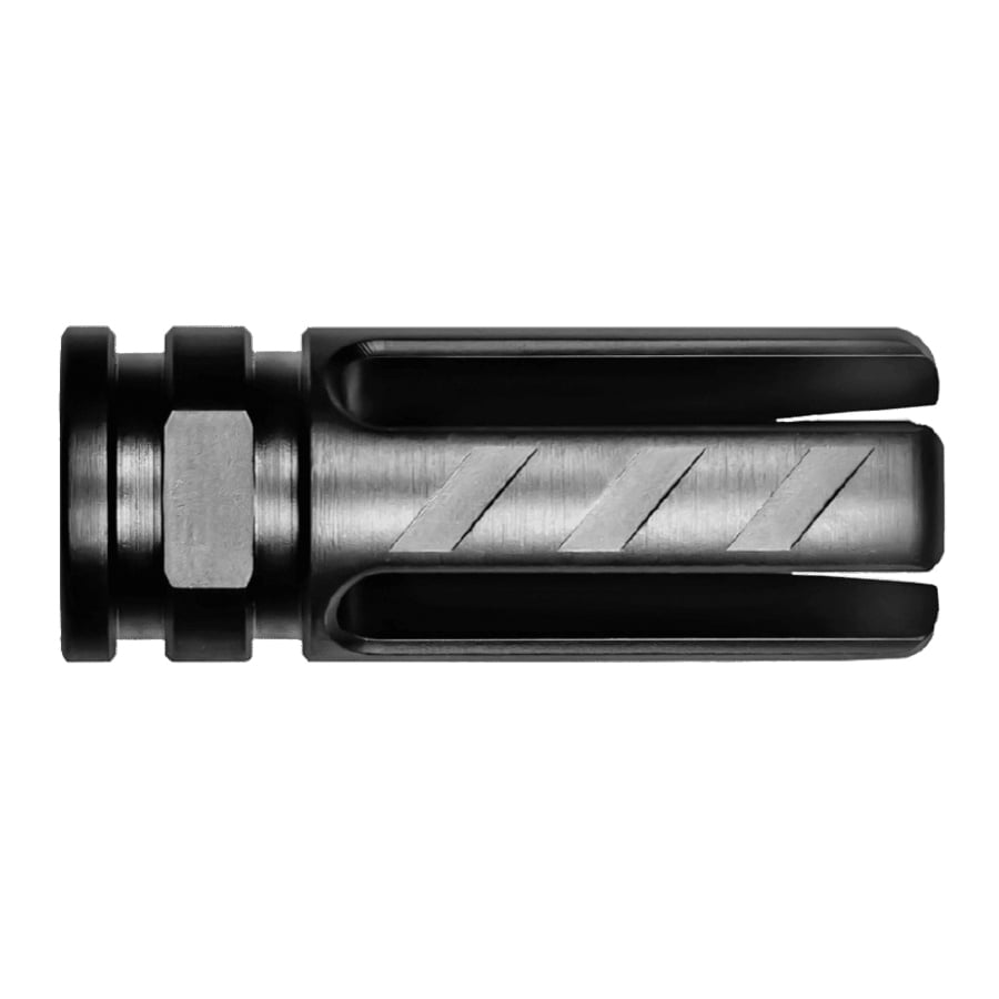 Rise Armament Black AR-15 1/2"-28 tpi Veil Flash Hider - Enhanced Muzzle Performance - RA703223BLK - Rise Armament