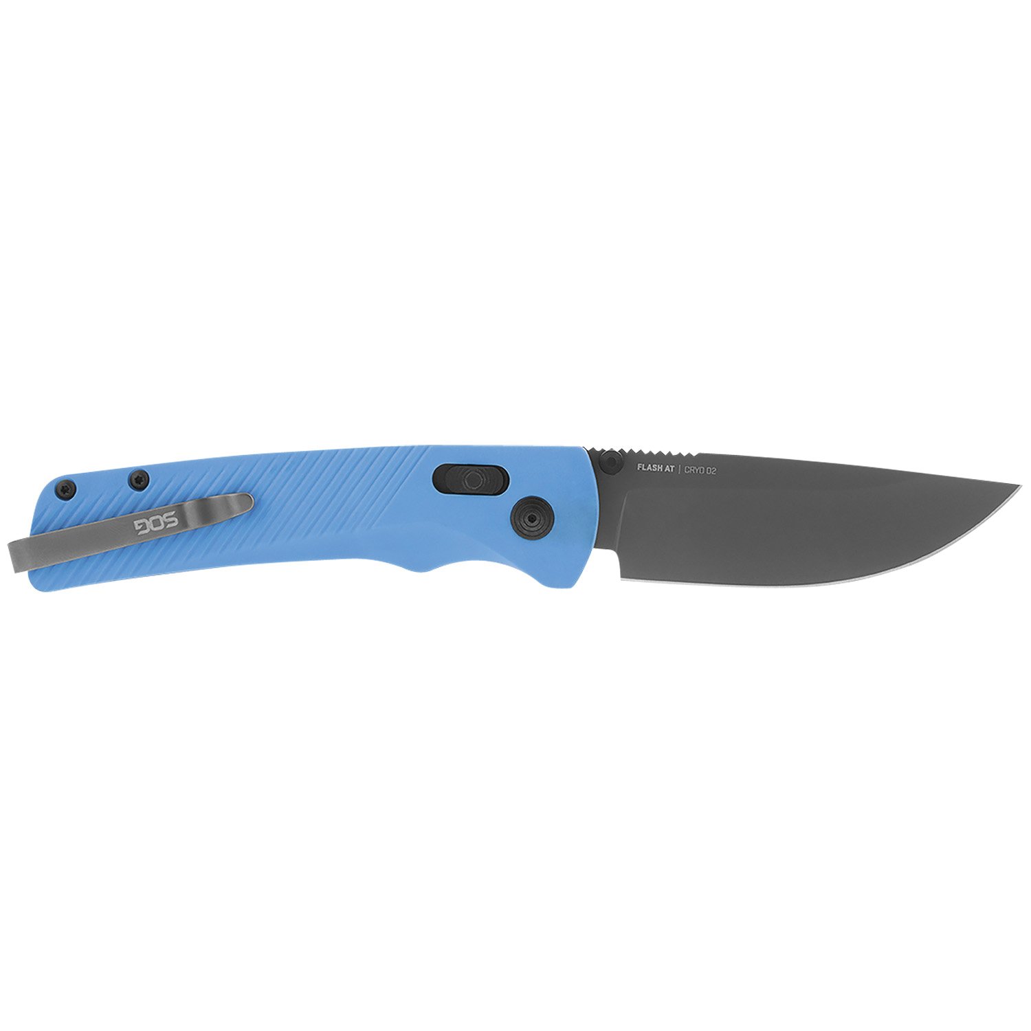 SOG Knives Flash AT Folding Knife, Civic Cyan - SOG11-18-03-41 - Sog Knives