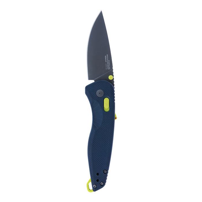 SOG Knives Aegis AT Folding Knife Drop Point, Acid/Indigo - SOG11-41-03-41 - Sog Knives