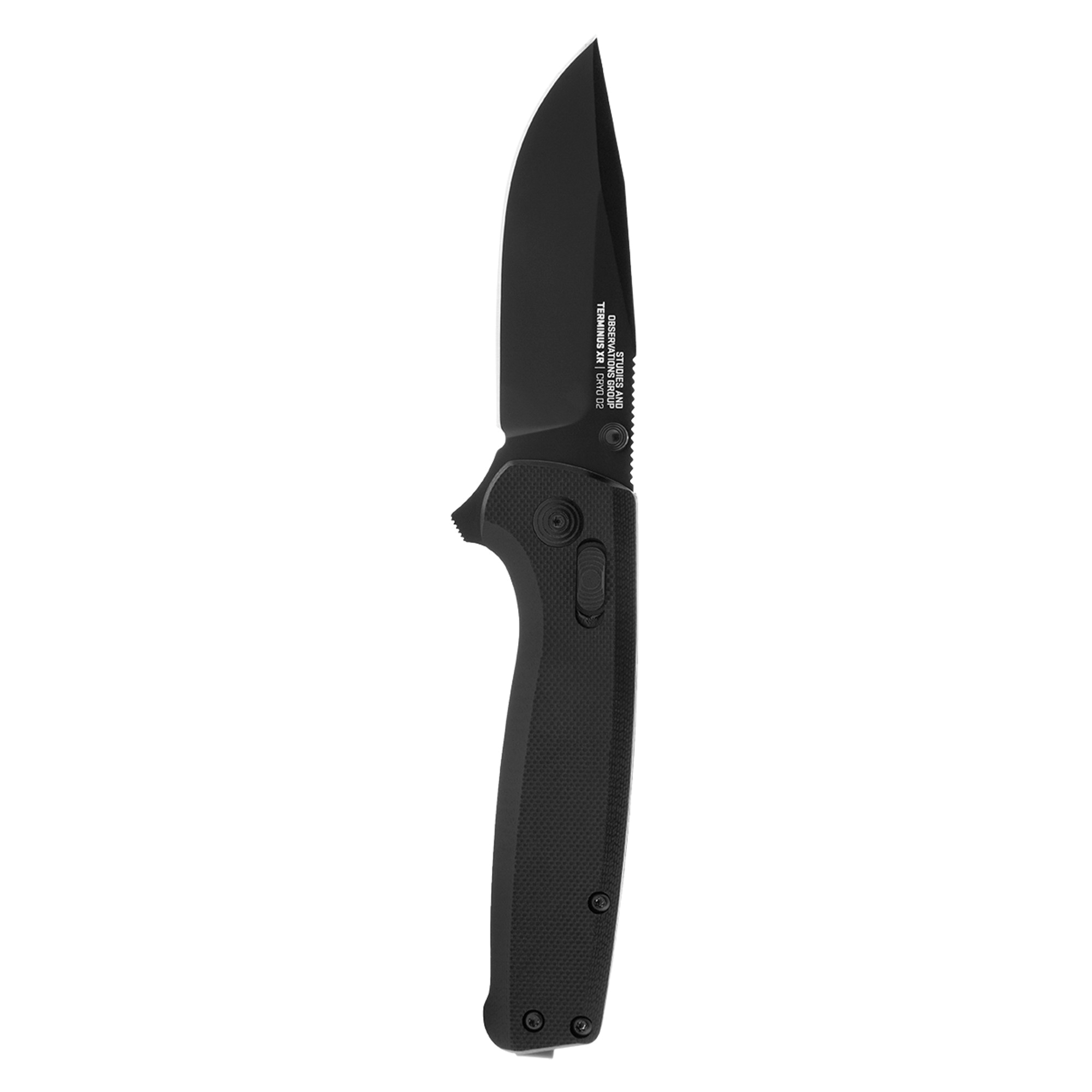 SOG Knives Terminus XR Folding Knife Clip Point, Black - SOGTM1027-BX - Sog Knives