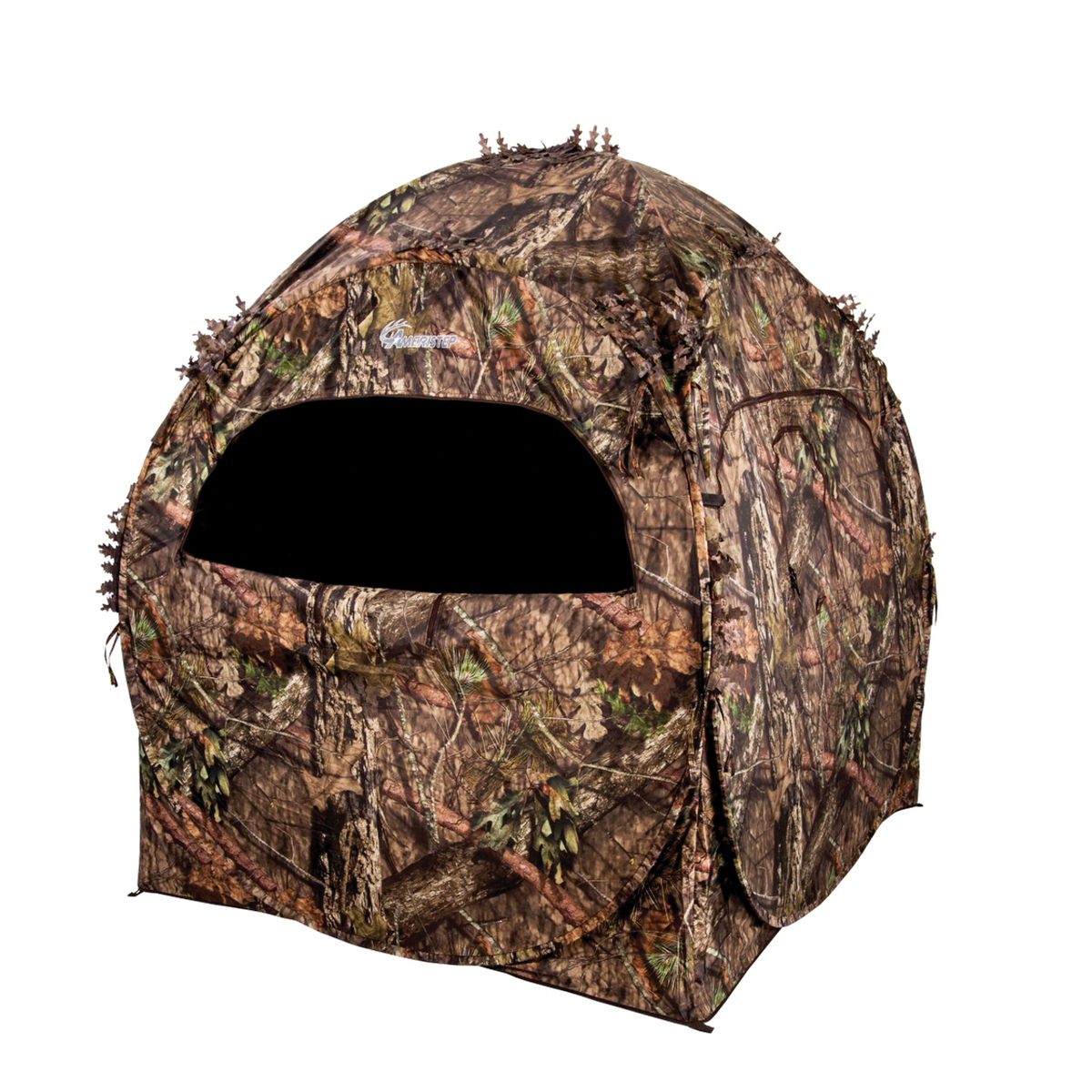 Ameristep Doghouse 49.50" x 49.50" x 66" Ground Blind, Mossy Oak Break-Up Country Camouflage - Ameristep