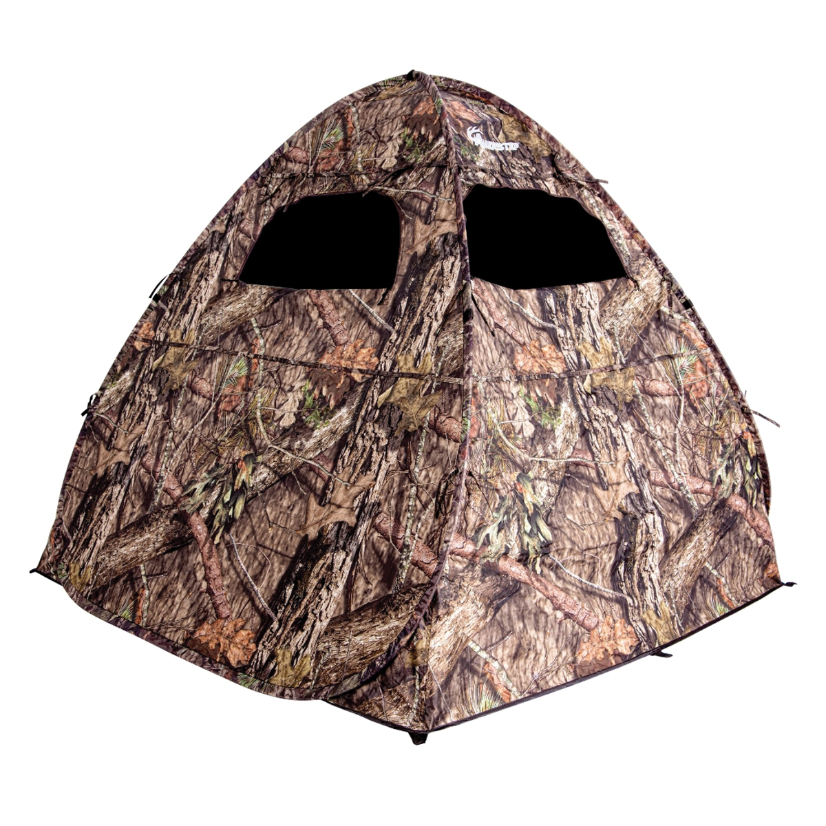 Ameristep Gunner 58" x 56" x 57" Ground Blind, Mossy Oak Break-Up Country Camouflage - Ameristep