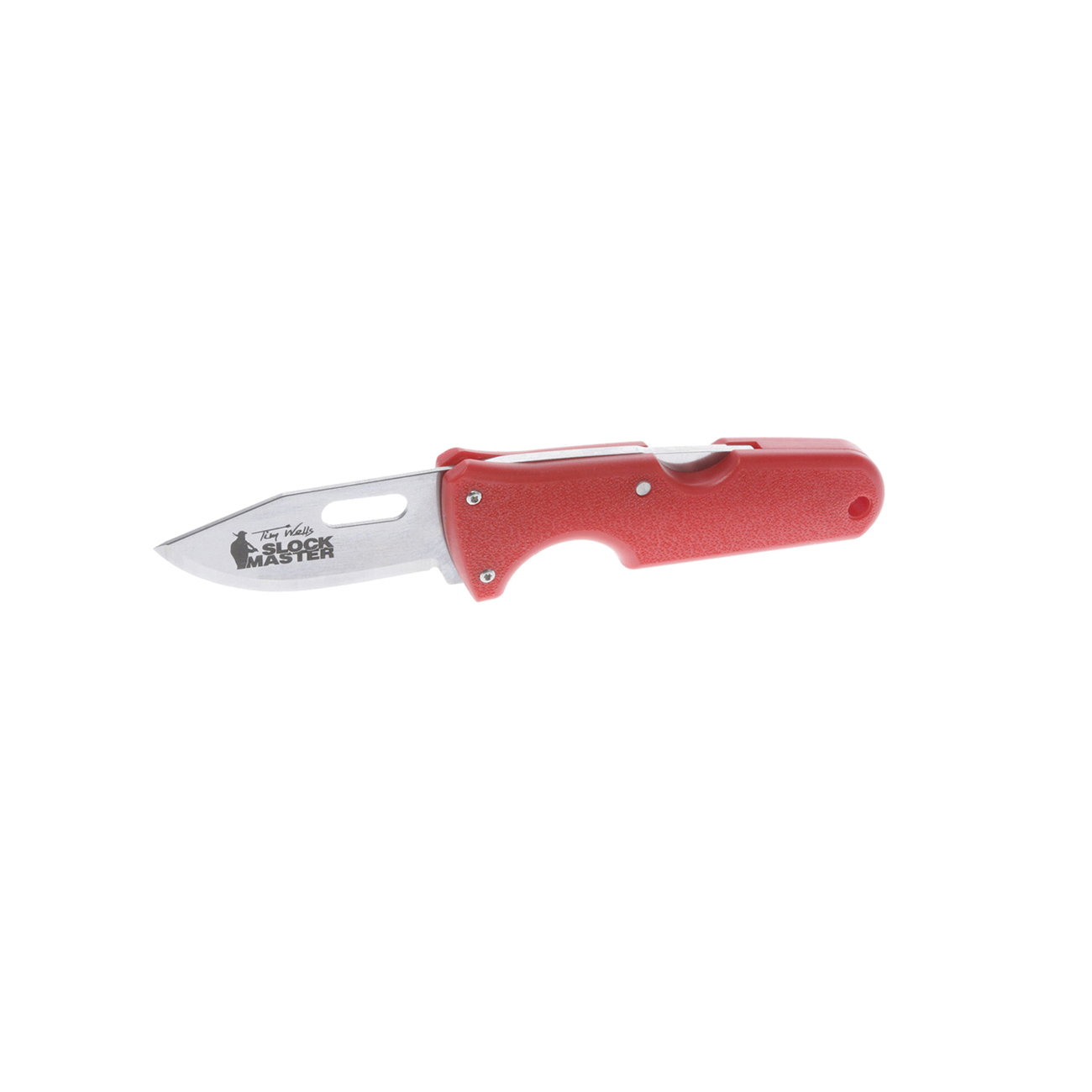 Red Textured Beauty Cold Steel Slock Master Fixed Knife Kit with Caping/Clip Blades - CS-40ATZ - Cold Steel
