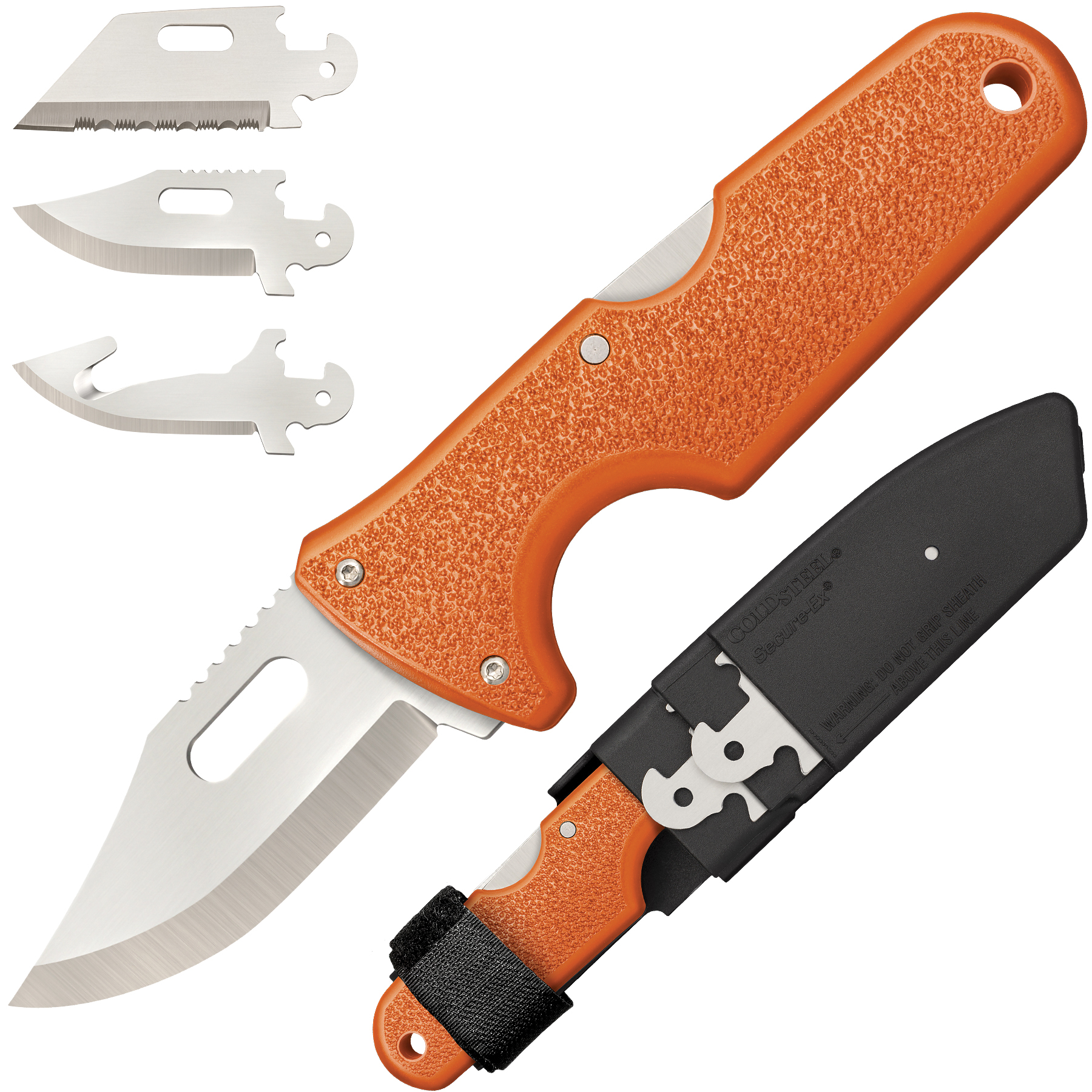 Blaze Orange Companion Cold Steel Hunter Fixed Knife for Outdoor Enthusiasts - CS-40ALZ - Cold Steel