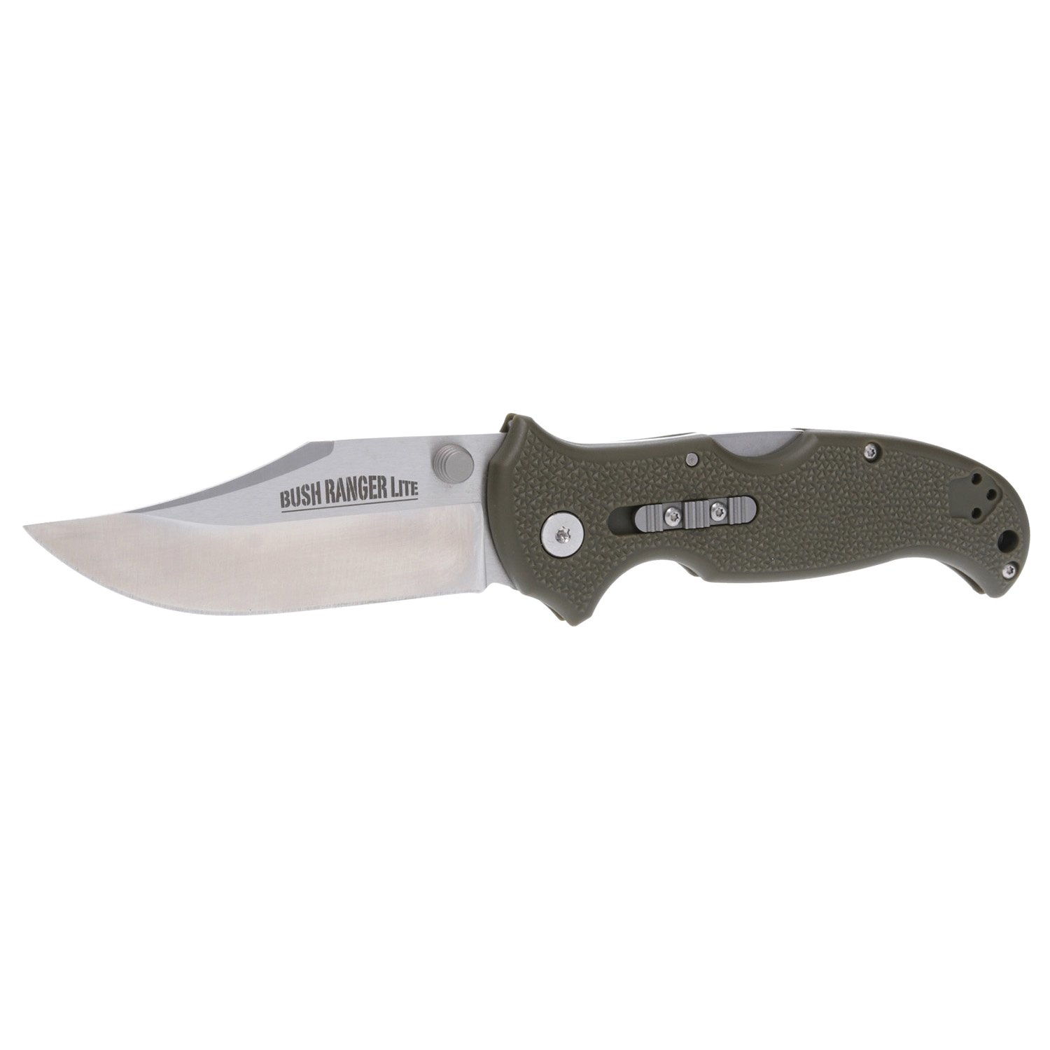 Cold Steel Bush Ranger Lite 3.50" Fixed Plain Knife, OD Green - CS21AZ - Cold Steel