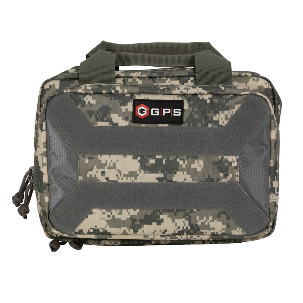 Organize Your Handguns with the GPS Bag 600D Polyester Pistol Case - Gray Digital - GPSPC15ACU