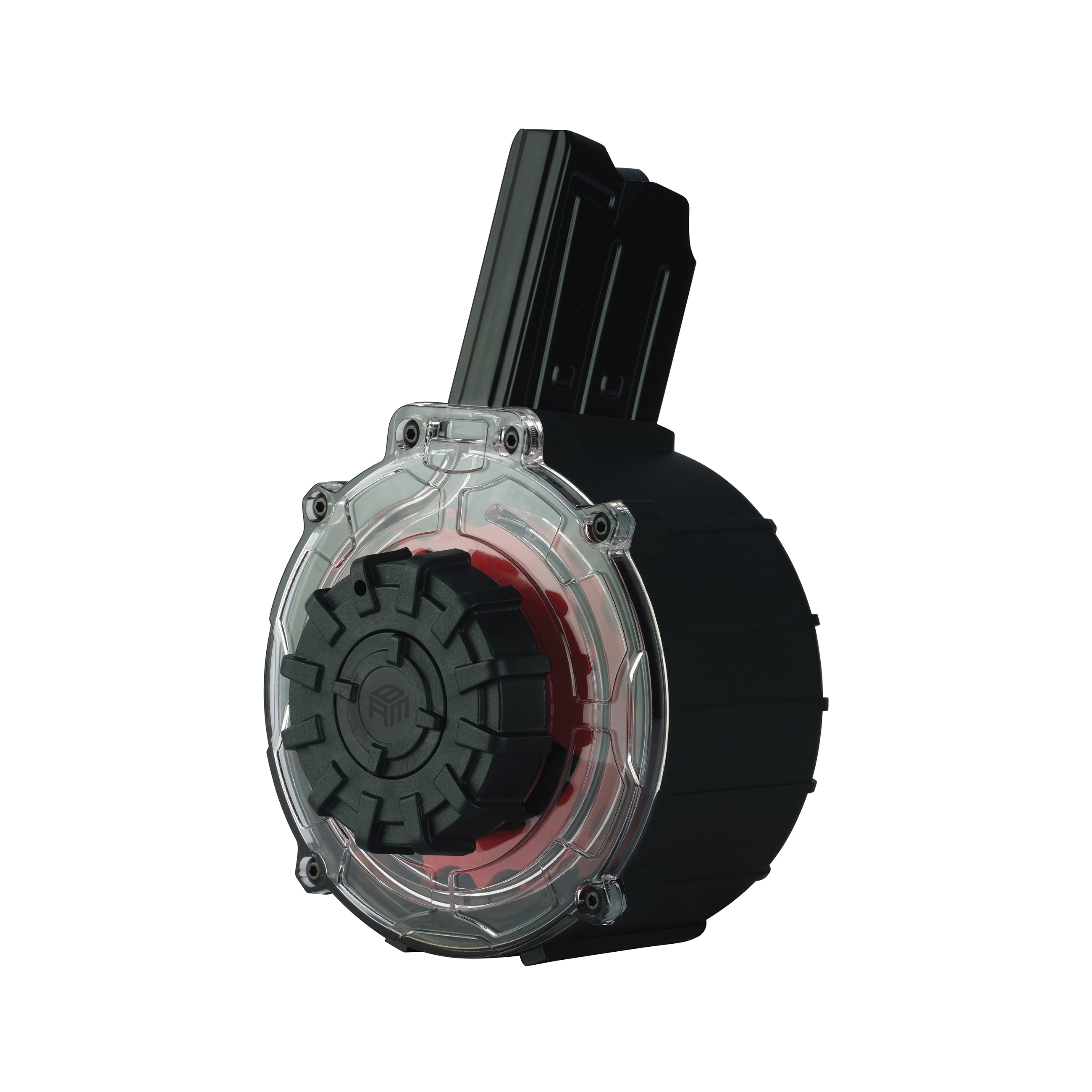Typhoon 20rds 12 Gauge Magazine, Black/Red - BRDMBK02 - Typhoon Defense