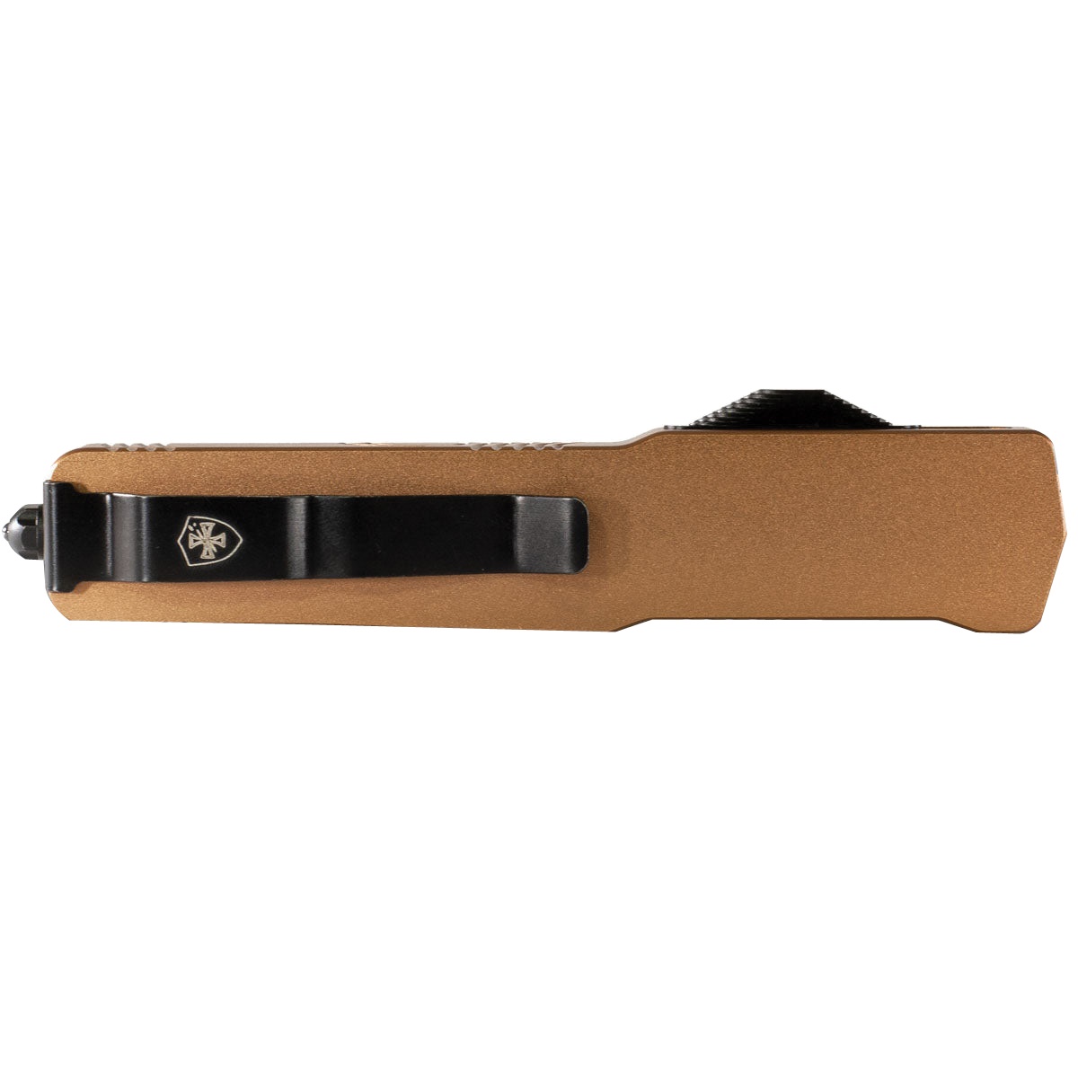 Templar Knife Premium Lightweight Slim OTF Knife Drop Point, Bronze Anodized - MA-AB-32-1 - Templar Knife
