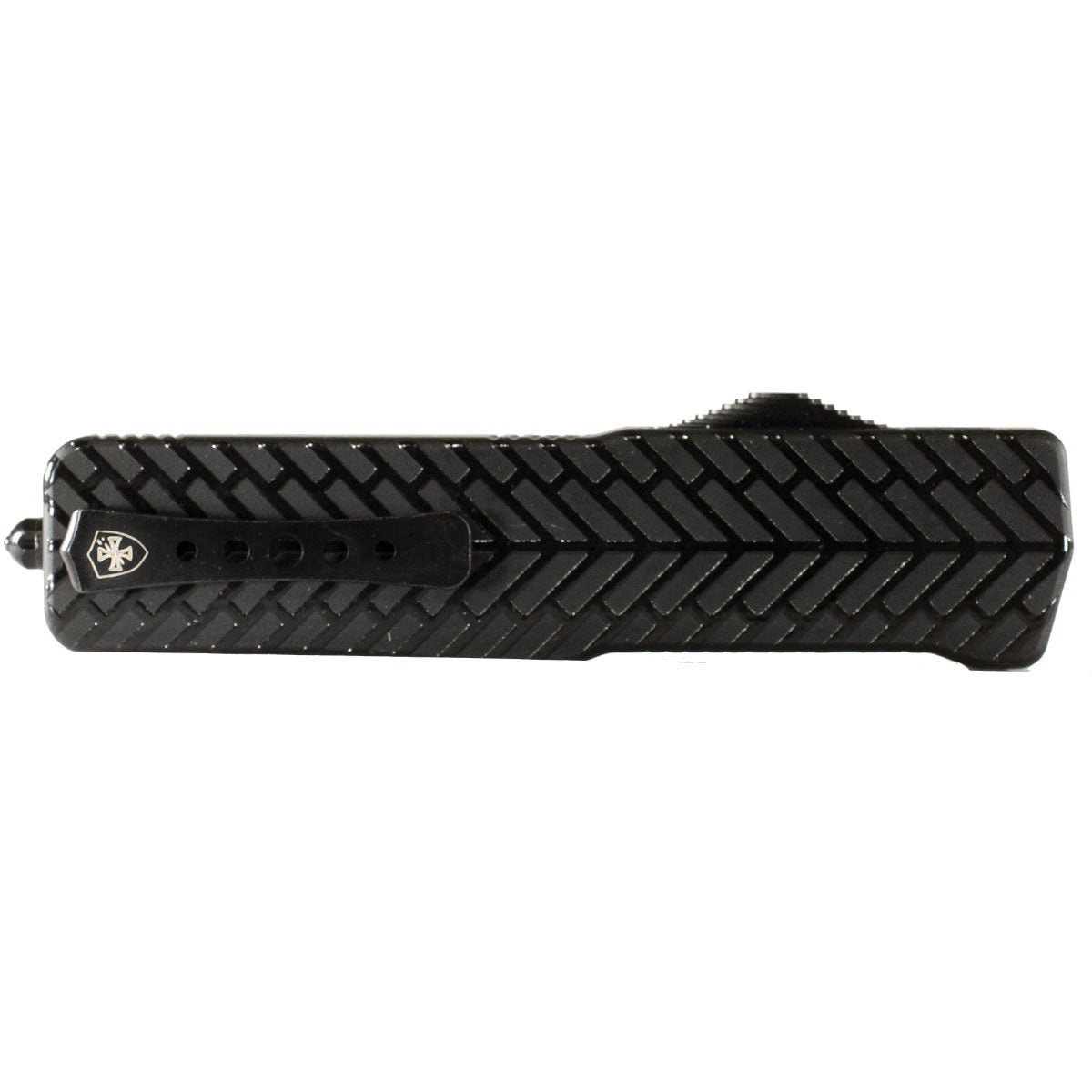 Templar Knife Premium Lightweight Small OTF Knife Drop Point, Black - SA-HBG-32 - Templar Knife