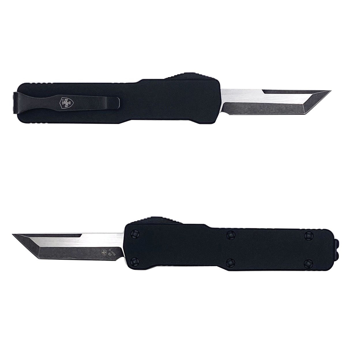 Templar Knife Premium Lightweight CALI Legal OTF Knife Tanto, Black Anodized - CABR221 - Templar Knife