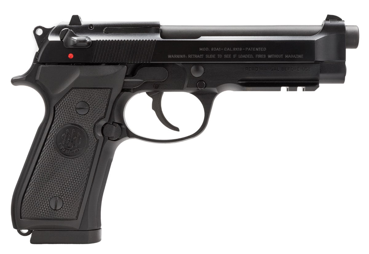 Beretta 96A1 .40 S&W 10 Round Pistol, Black - J9A4F11 - Beretta