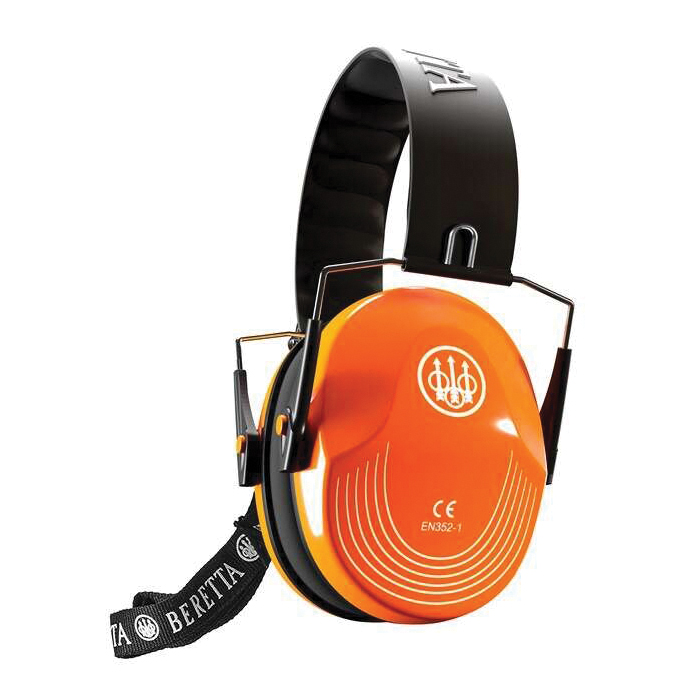 Beretta Safety Pro Earmuff 25 dB, Black/Florescent Orange - CF1000000204FF - Beretta