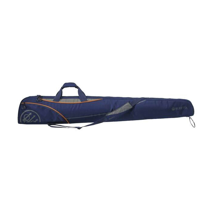 Beretta Uniform Pro EVO Double Soft Gun Case, Blue with Gray and Orange Accents - FO481T1932054VUNI - Beretta