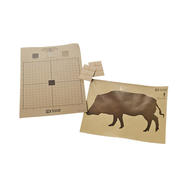 ATN Thermal Zero/Training Target Kit - Brown, Heat-Sensitive Shooting Targets - ACMKIRTGBR - Atn
