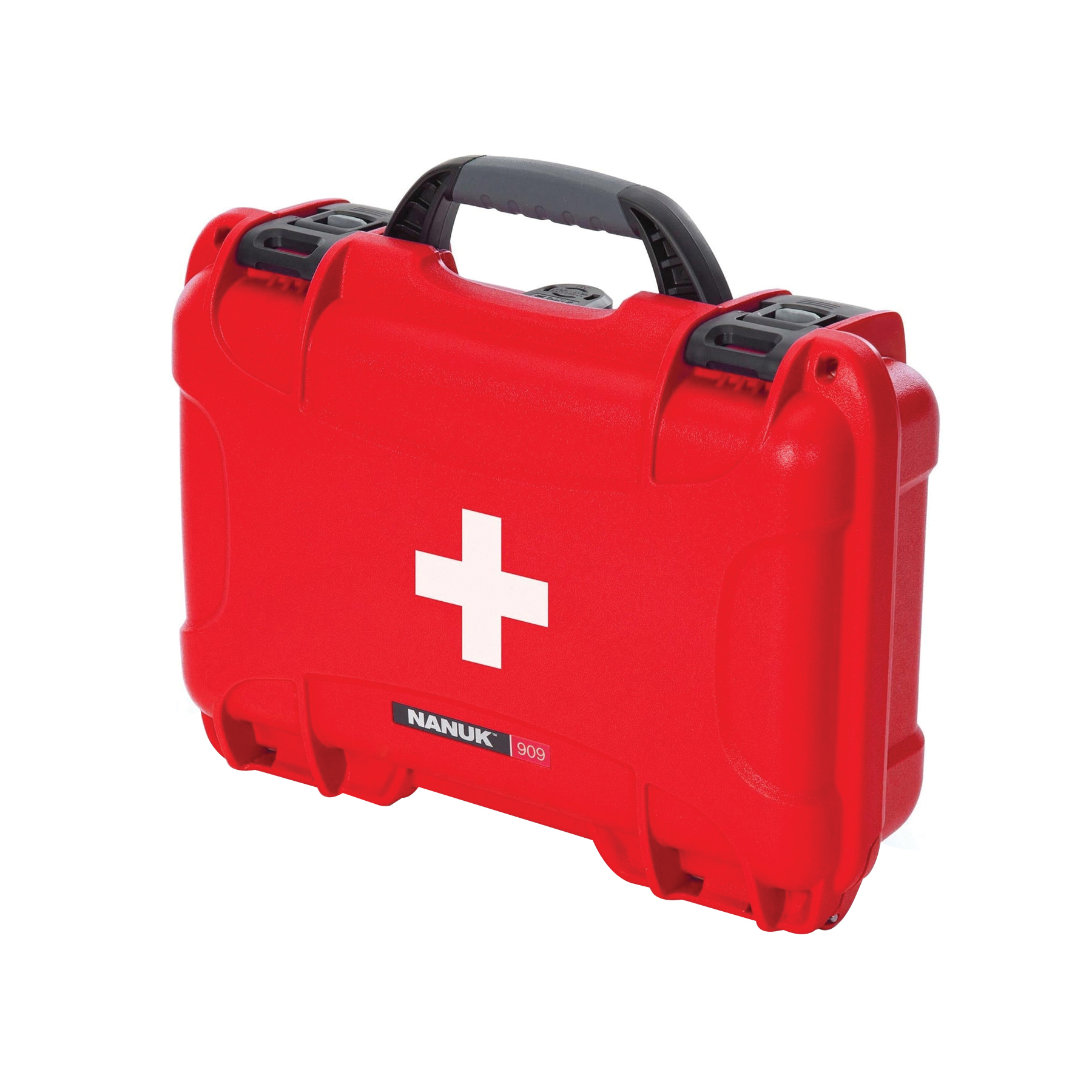 Nanuk 909 NK-7 Resin First Aid Case - Durable Red Emergency Kit Container - 909-FSA9 - Nanuk