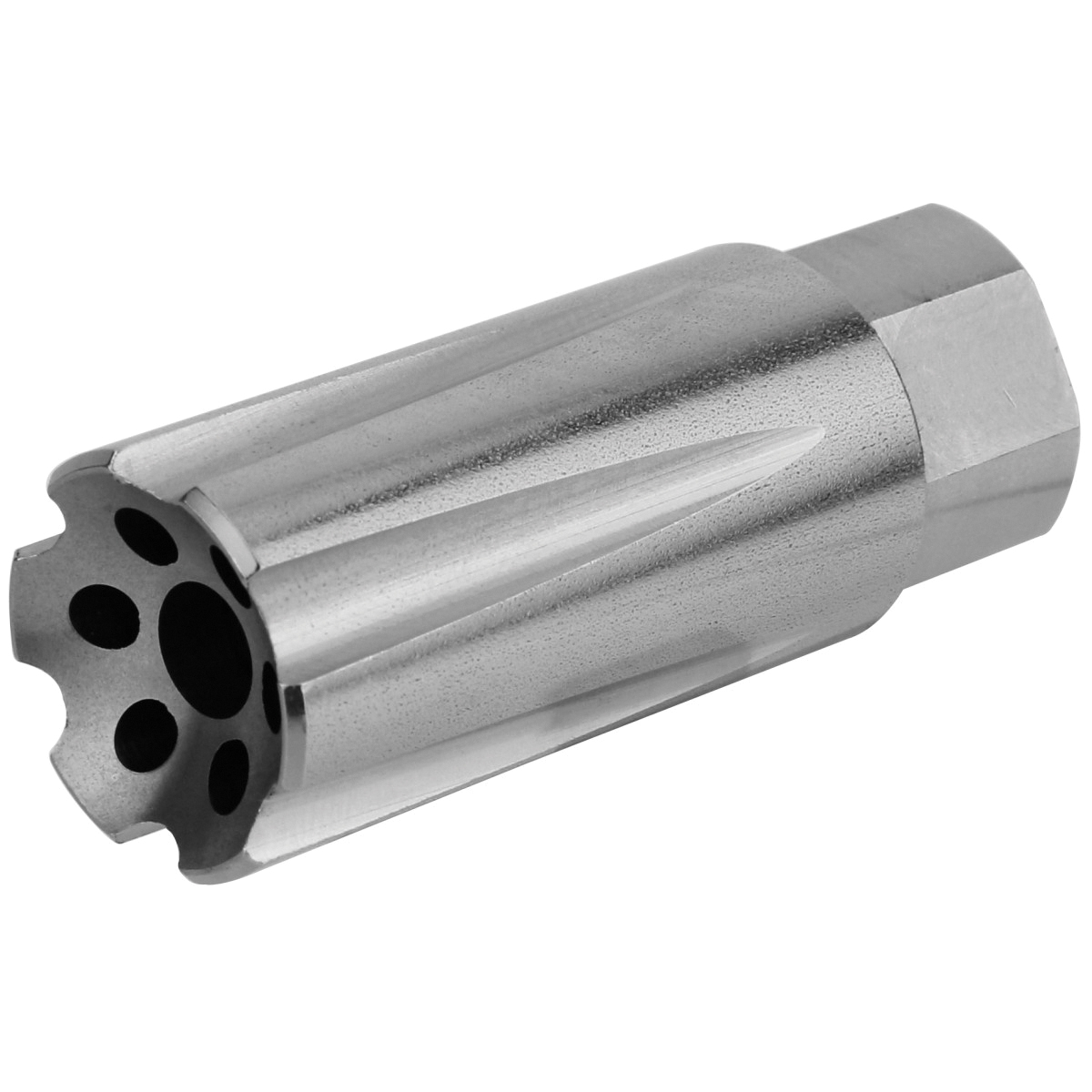 Tacfire Linear Compensator 5/8"-24 tpi for AR-10, Stainless Steel - MZ1020-3SS - Tacfire