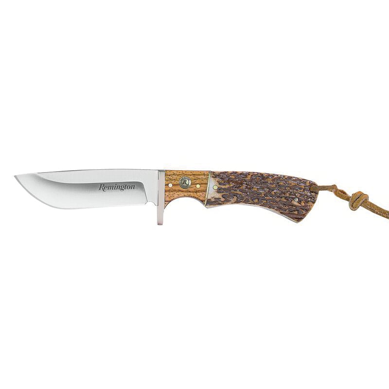 Remington Guide Skinner Fixed Knife, Brown/Silver/White - 15656 - Remington