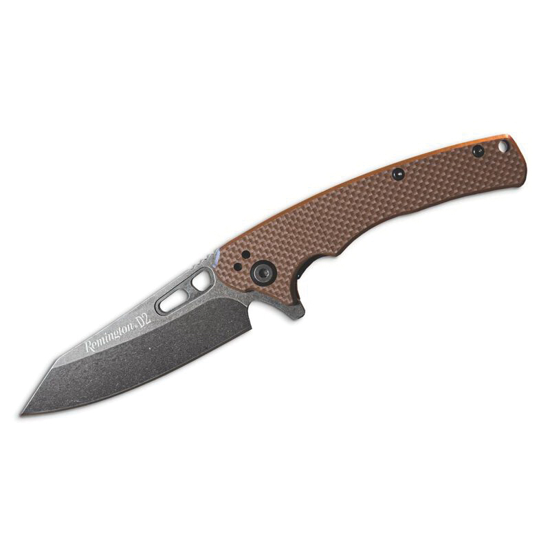 Remington EDC Coping Folding Knife Caper, Tan - 15664 - Remington