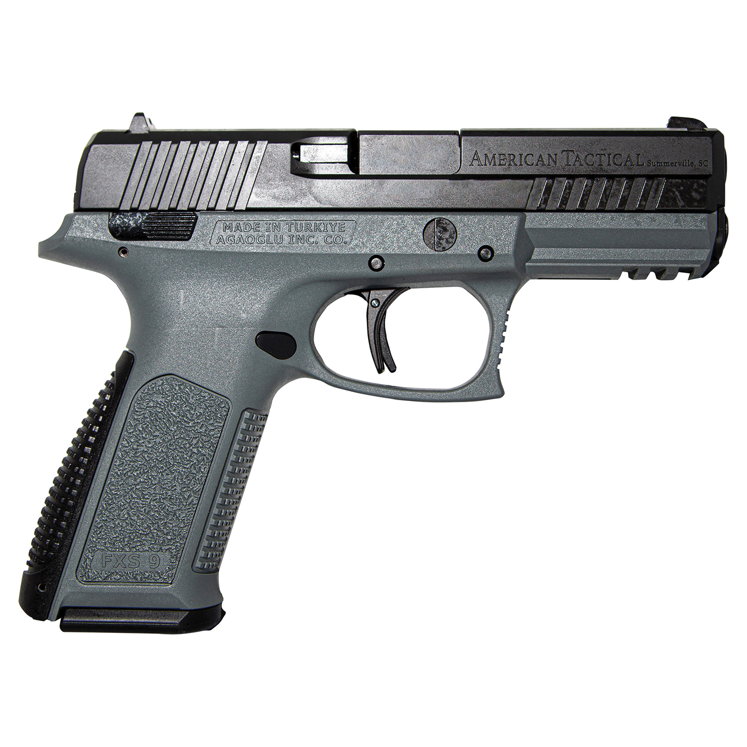 American Tactical FXS-9 9mm 4.10" 17+1rds Pistol in Gray - Versatile Handgun - GFX917SMK - American Tactical