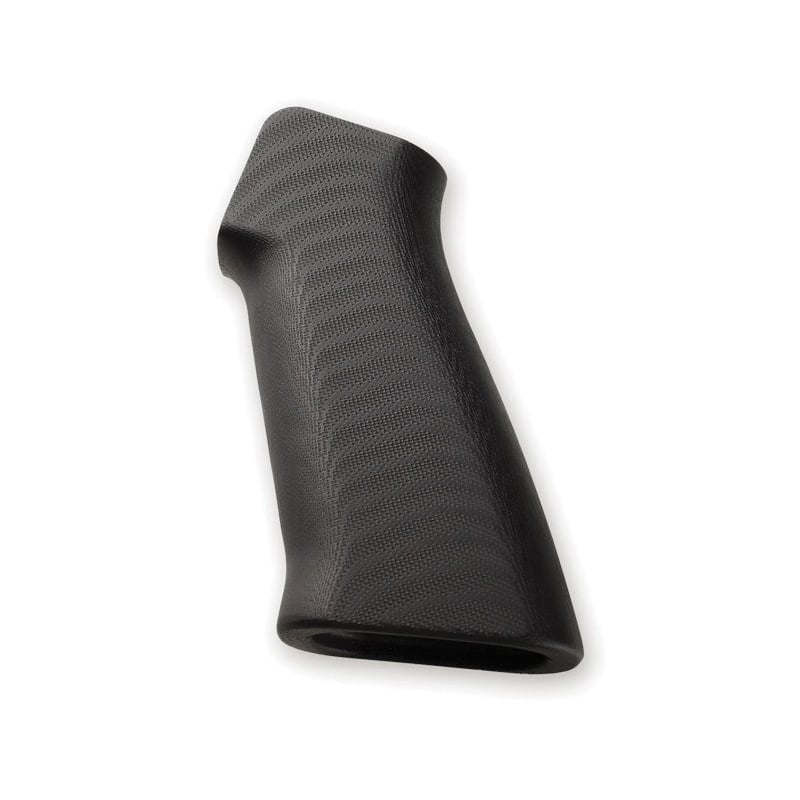 Experience Superior Grip Comfort with Hogue's Solid Black AR-15/M16 Smooth Grip - 13169 - Hogue