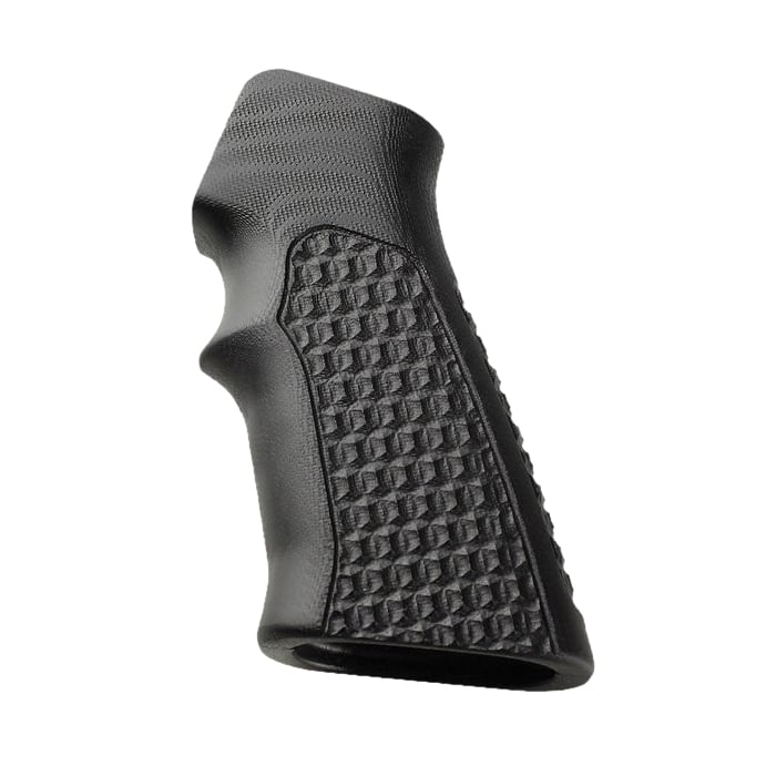 Hogue's Chain Link Grip for AR-15/M16 -Solid Black, Tactical Control in Any Situation - 15129 - Hogue