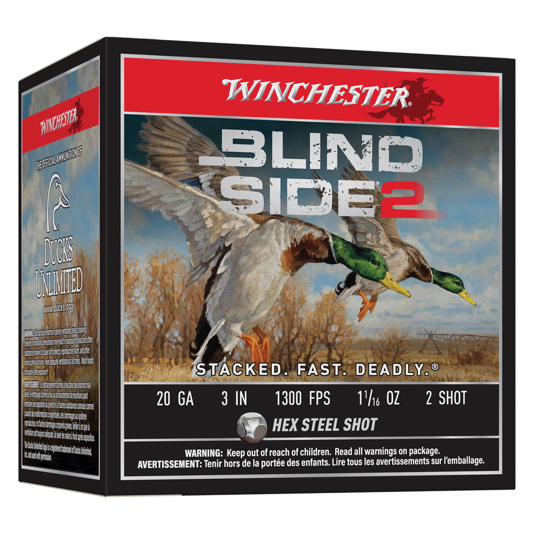 Winchester Blind Side 2 20 Gauge 3" #2 1.06 oz - 25rds - XBS2032 - Winchester