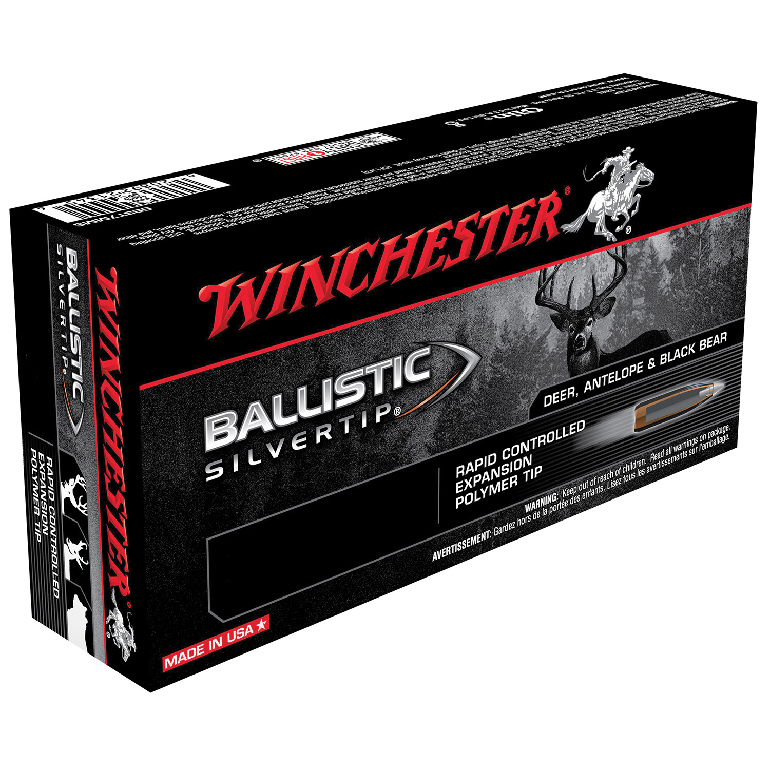 Winchester Ballistic Silvertip 6.5 PRC 140 gr Ammo Bonded Rapid Expansion PHP - 20rds - SBST65P