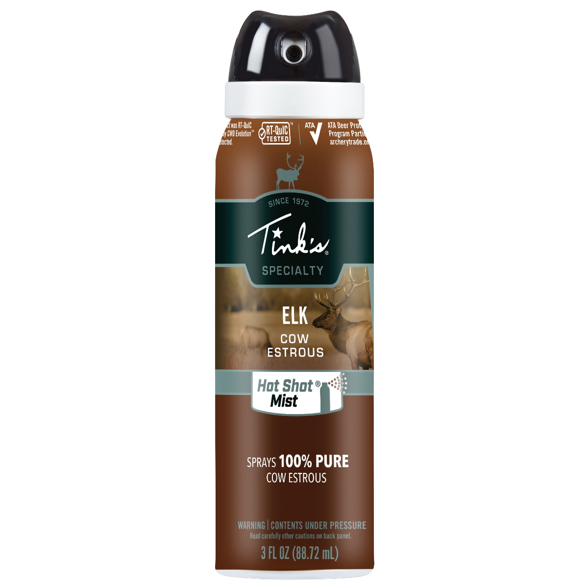 Tink's Hot Shot Cow Elk Mist, 3 oz Aerosol Can - Tinks