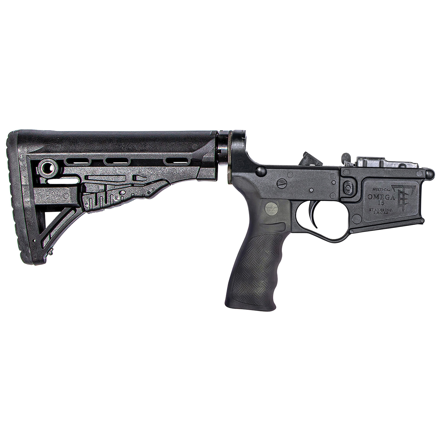 ET Arms Inc Omega-15 Complete Lower, Black - ETAGLOW201OMEGA - Et Arms