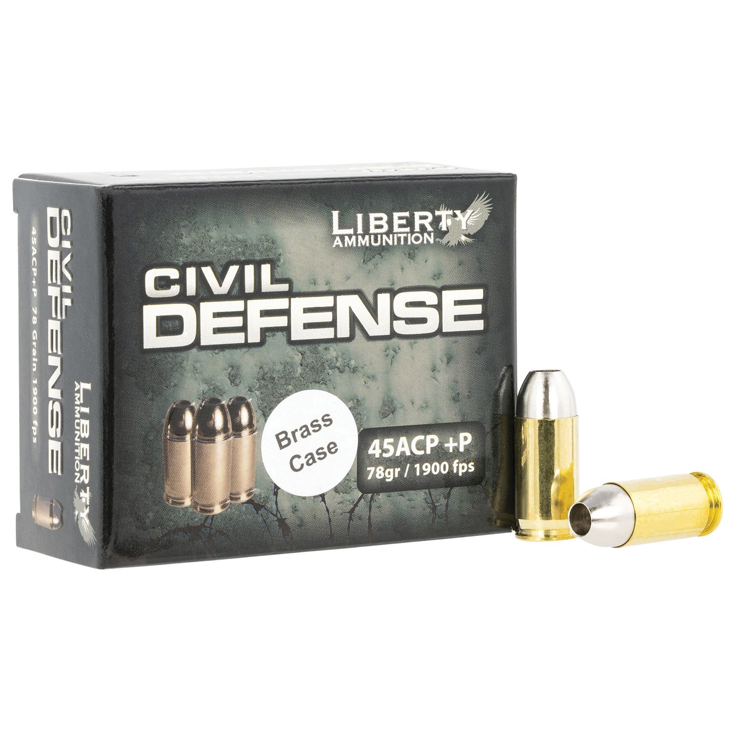 Liberty Ammunition Civil Defense .45 ACP 78 gr  LFFHP - 20rds - LACD45013BC - Liberty Ammunition