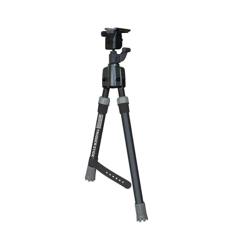 Primos Trigger Stick Gun Mounted Bipod Short for Bolt Action Rifles, Black/Gray - 65825 - Primos