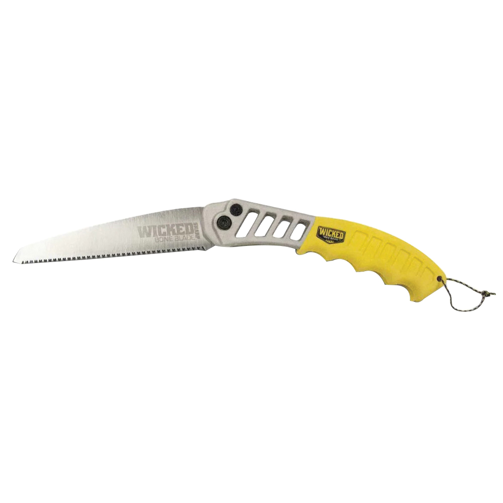 Wicked Tree Gear Folding Utility Bone Saw Combo, Yellow - WTG-007 - Wicked Tree Gear